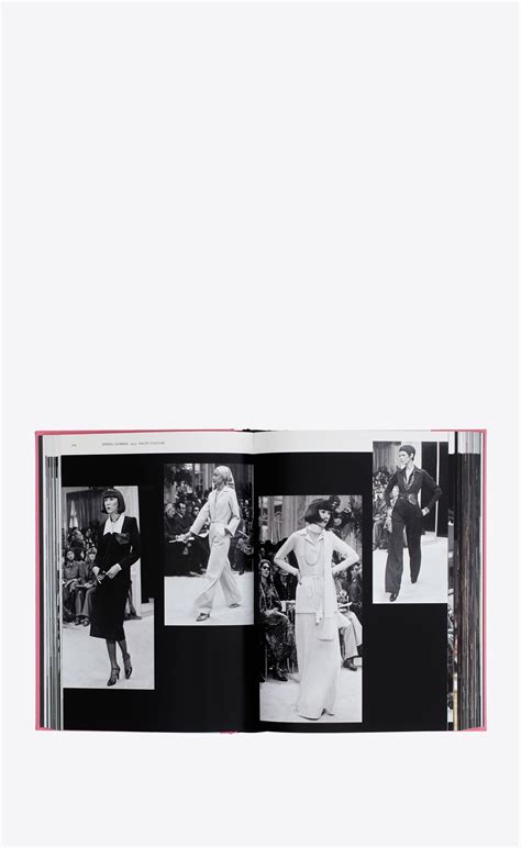 YSL couture catwalk book